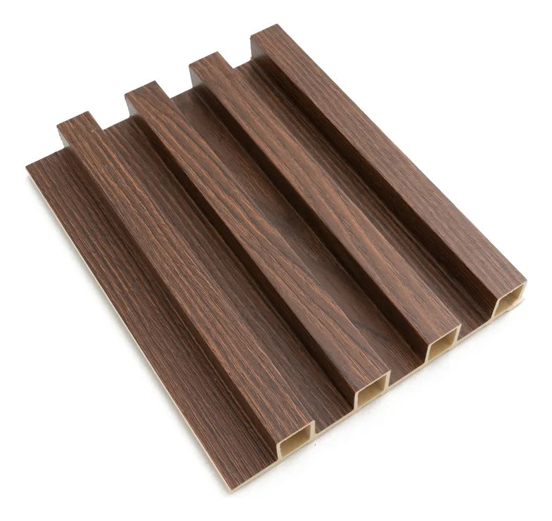 Kit 5 Painéis Ripados WPC Freijó 2,80m x 17cm – Interno e Externo (PROMOÇÃO)