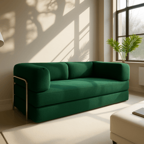 Sofá Cama Bloom Bouclé Linho (PROMOÇÃO) 