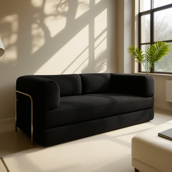 Sofá Cama Bloom Bouclé Linho (PROMOÇÃO) 