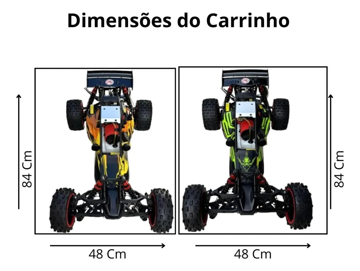 Buggy a Gasolina Controle Remoto 32cc (PROMOÇÃO) 
