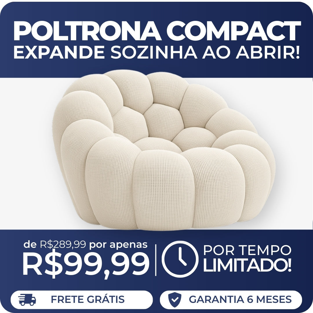Poltrona Compact Expande Sozinha ao Abrir (PROMOÇÃO) 