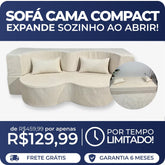 Sofá Compact Expande Sozinho ao Abrir (PROMOÇÃO) 