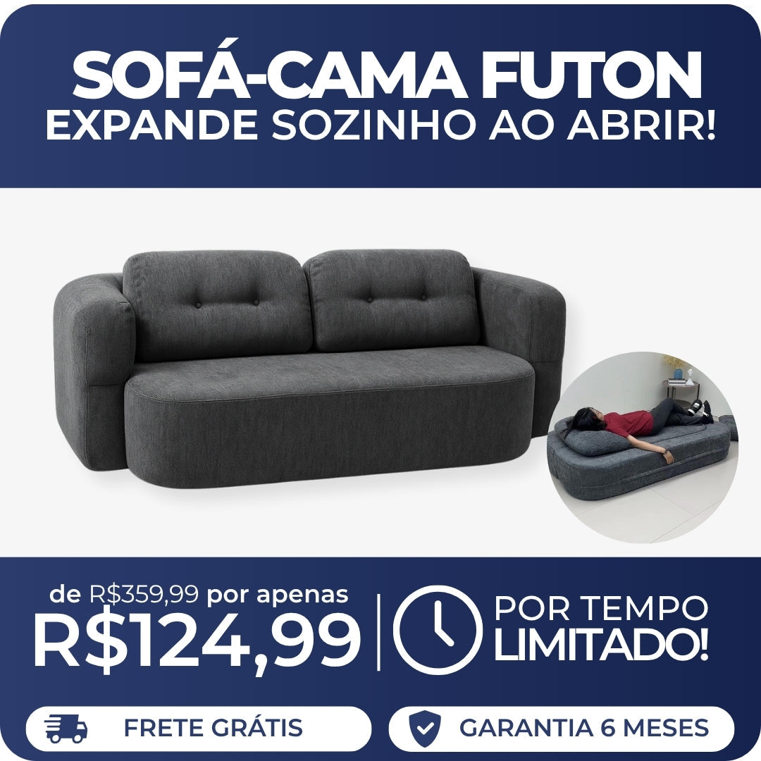 Sofá-Cama Futon Compacto (PROMOÇÃO) 